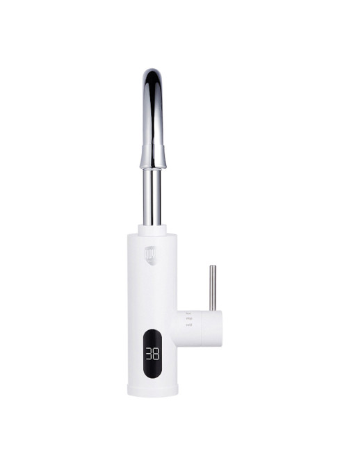 Водонагреватель проточный электрический ROYAL THERMO QuickTap, 3,3 кВт, 1,48 л/м, кран, белый, НС-1588900