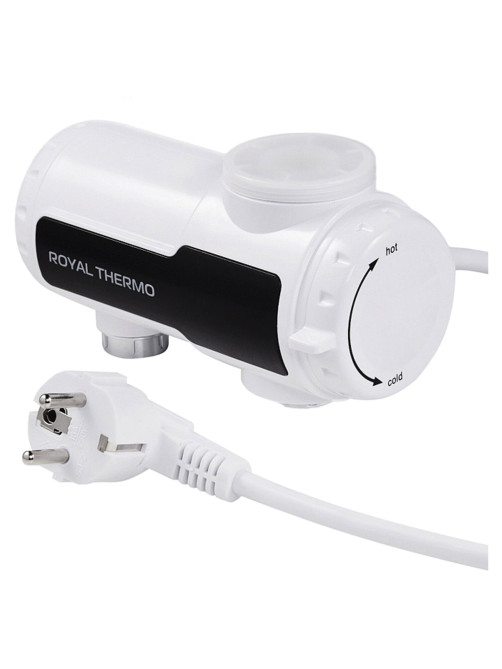 Водонагреватель проточный электрический ROYAL THERMO UniTap Mini, 3,3 кВт, 1,48 л/мин, насадка, НС-1588908
