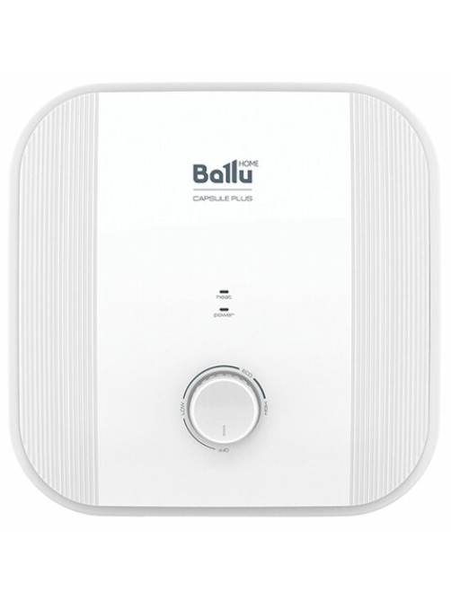 Водонагреватель накопительный электрический BALLU BWH/S 15 Capsule Plus U, 2 кВт, 15 л, эмаль, 12337, НС-1338779