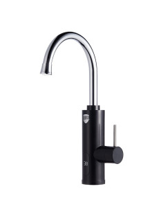Водонагреватель проточный электрический ROYAL THERMO QuickTap, 3,3 кВт, 1,48 л/м, кран, черный, НС-1588899