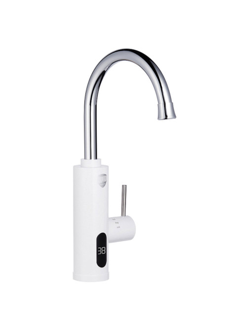 Водонагреватель проточный электрический ROYAL THERMO QuickTap, 3,3 кВт, 1,48 л/м, кран, белый, НС-1588900