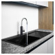 Водонагреватель проточный электрический ROYAL THERMO QuickTap, 3,3 кВт, 1,48 л/м, кран, черный, НС-1588899