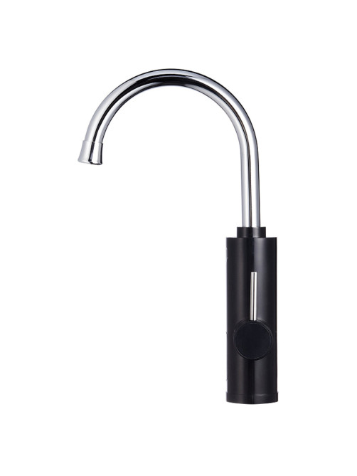 Водонагреватель проточный электрический ROYAL THERMO QuickTap, 3,3 кВт, 1,48 л/м, кран, черный, НС-1588899
