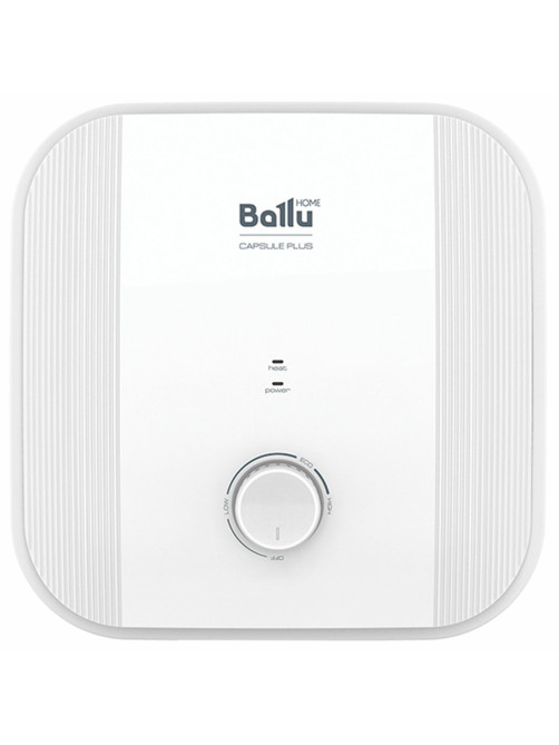 Водонагреватель накопительный электрический BALLU BWH/S 15 Capsule Plus U, 2 кВт, 15 л, эмаль, 12337, НС-1338779