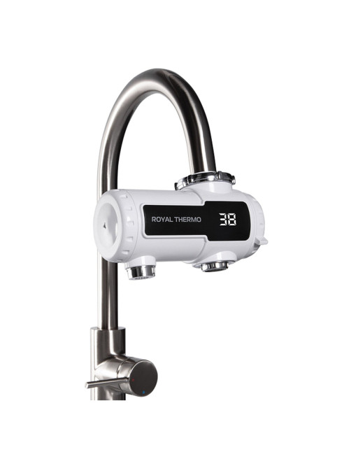 Водонагреватель проточный электрический ROYAL THERMO UniTap Mini, 3,3 кВт, 1,48 л/мин, насадка, НС-1588908