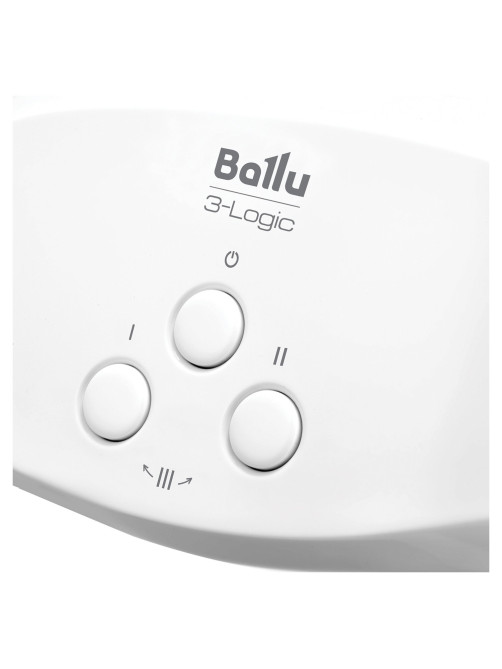 Водонагреватель проточный электрический BALLU 3-Logic TS, ненапорный, 5,5 кВт, 3,1 л/м, кран + душ, НС-1588893