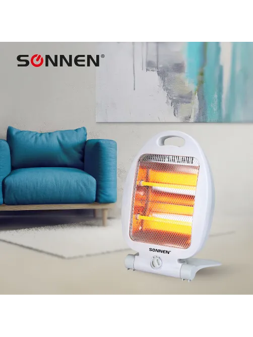Обогреватель инфракрасный SONNEN RH06, 800 Вт, 2 режима работы, напольная установка, белый, 455737