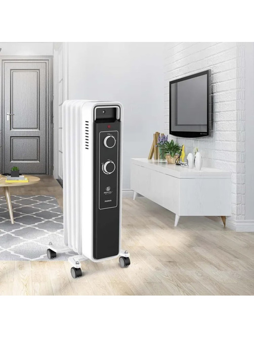 Обогреватель масляный ROYAL CLIMA ROR-PR5-1000M, 1000 Вт, 5 секций, белый