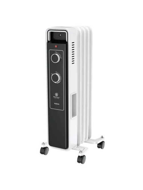 Обогреватель масляный ROYAL CLIMA ROR-PR5-1000M, 1000 Вт, 5 секций, белый