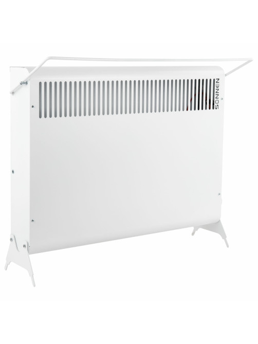 Обогреватель-конвектор SONNEN MINI-1500.2, 1500 Вт, вешалка, Х-образный нагревательный элемент, белый, сделано в России, 457631