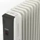Обогреватель масляный SONNEN DFS-11, 2500 Вт, 11 секций, белый, 453500