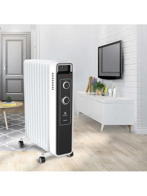 Обогреватель масляный ROYAL CLIMA ROR-PR11-2500M, 2500 Вт, 11 секций, белый