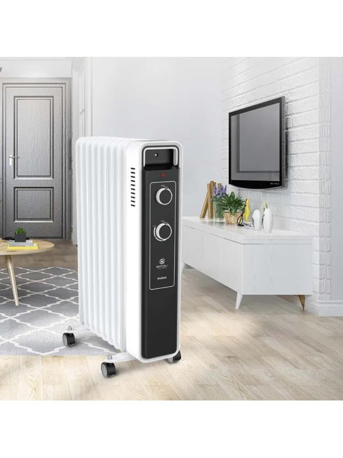 Обогреватель масляный ROYAL CLIMA ROR-PR9-2000M, 2000 Вт, 9 секций, белый