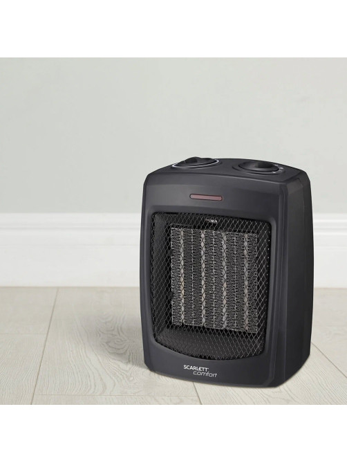 Тепловентилятор SCARLETT SC-FH1.511MC, 1500 Вт, 3 режима работы, черный