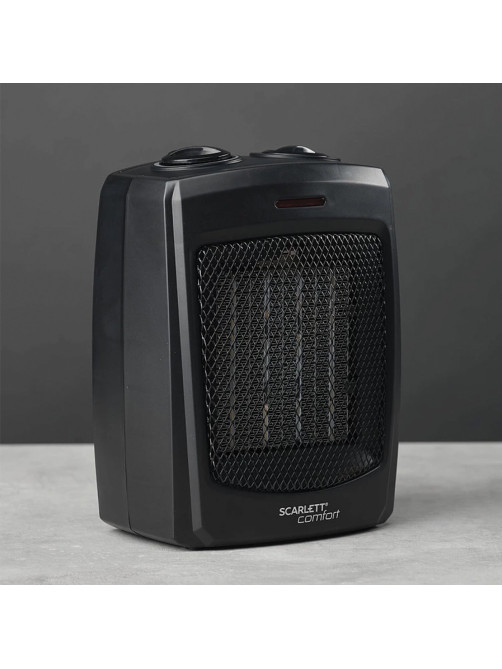 Тепловентилятор SCARLETT SC-FH1.511MC, 1500 Вт, 3 режима работы, черный