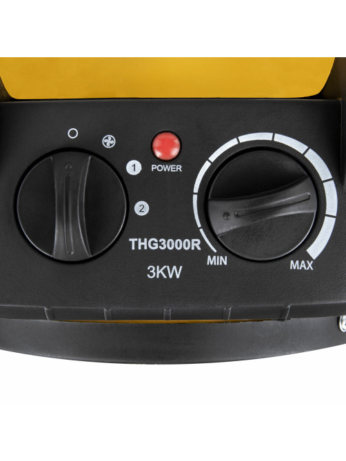 Тепловая пушка электрическая SONNEN THG-3000R, 3 кВт, 220В, керамический нагреватель, 456193, THG3000R