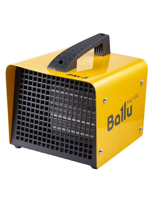 Тепловая пушка электрическая BALLU BKX-3, 2000 Вт, 220 В, терморегулятор, прямоугольная, желтая, НС-1013525