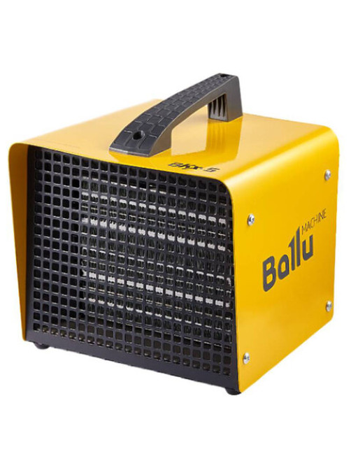 Тепловая пушка электрическая BALLU BKX-5, 3000 Вт, 220 B, терморегулятор, прямоугольная, желтая, НС-1031315