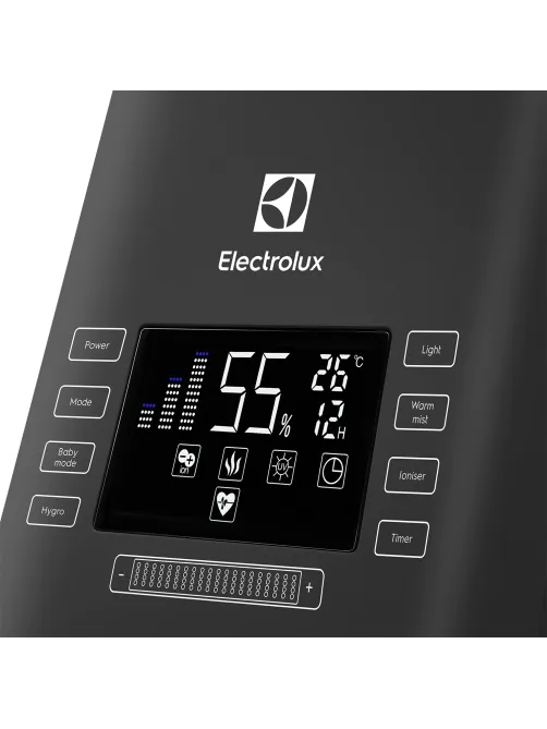 Увлажнитель воздуха ELECTROLUX EHU-3710D, объем бака 5 л, 110 Вт, гигростат, черный, НС-1073571