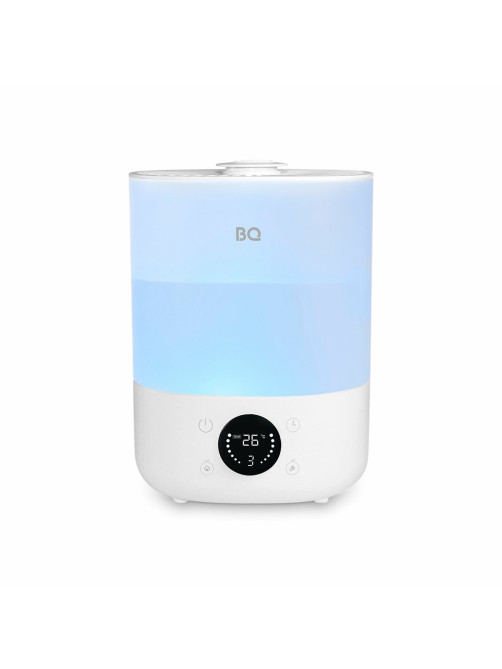 Увлажнитель воздуха BQ (БИ-КЬЮ) HDR1009, объем бака 4 л, 25 Вт, LED-дисплей, аромаконтейнер, белый, 86196444