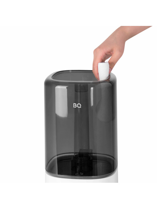 Увлажнитель воздуха BQ (БИ-КЬЮ) HDR2001, объем бака 5,5 л, 25 Вт, белый/черный, 86196447