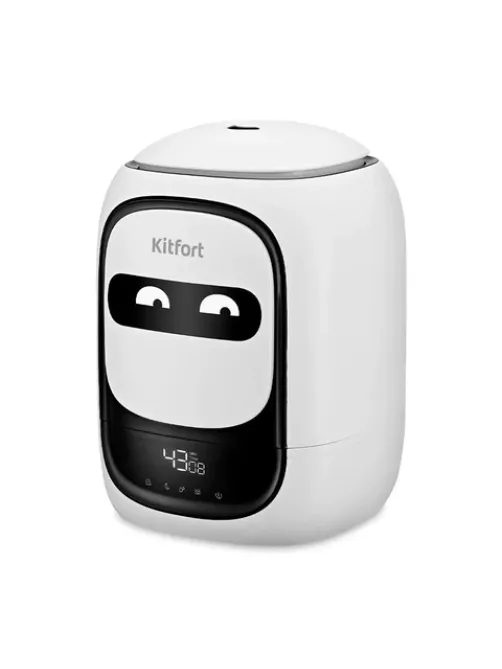 Увлажнитель воздуха KITFORT КТ-2878, объем бака 4,8 л, 25 Вт, арома-контейнер, гигрометр, белый