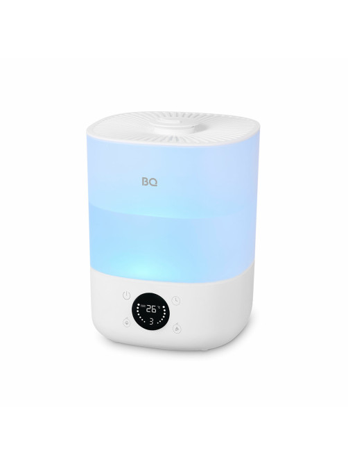 Увлажнитель воздуха BQ (БИ-КЬЮ) HDR1009, объем бака 4 л, 25 Вт, LED-дисплей, аромаконтейнер, белый, 86196444