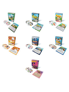Игра настольная ДУБЛЬ 57 карточек, АССОРТИ 7 сюжетов, НИ, 67899, 112244