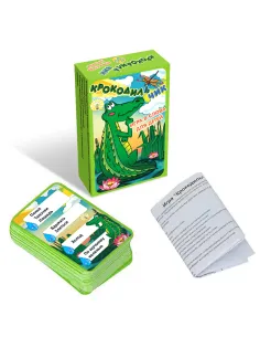Игра настольная карточная КРОКОДИЛЬЧИК, 108 карточек, НИ, 7096