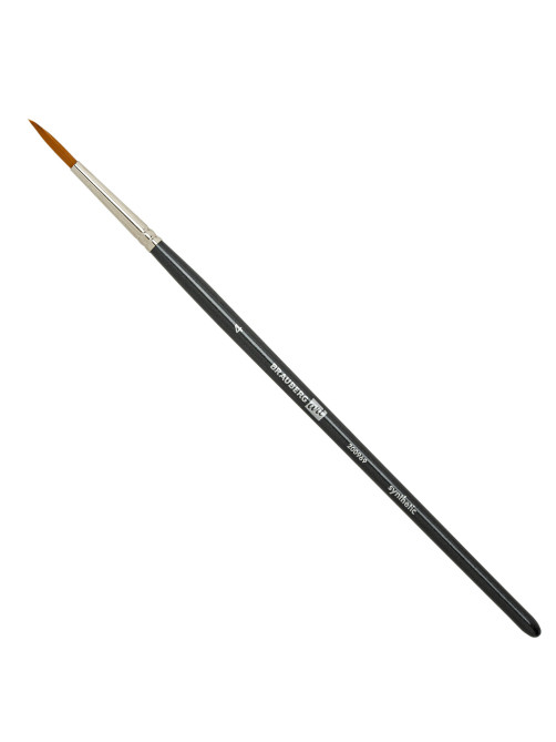 Кисти художественные набор 12 шт., в черной скрутке, синтетика, BRAUBERG ART CLASSIC, № 0-14, 200969