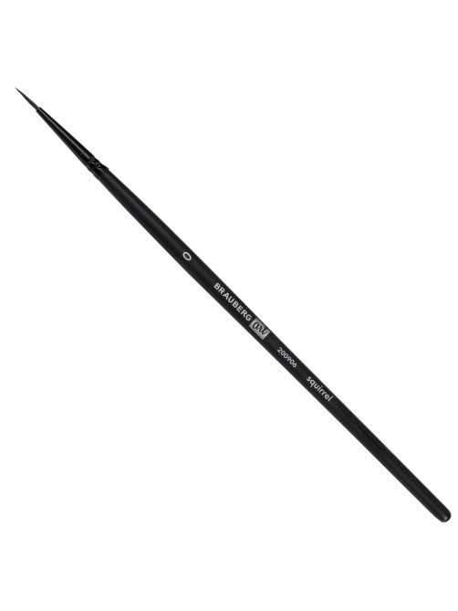 Кисть художественная проф. BRAUBERG ART CLASSIC, белка, круглая, № 0, 200906