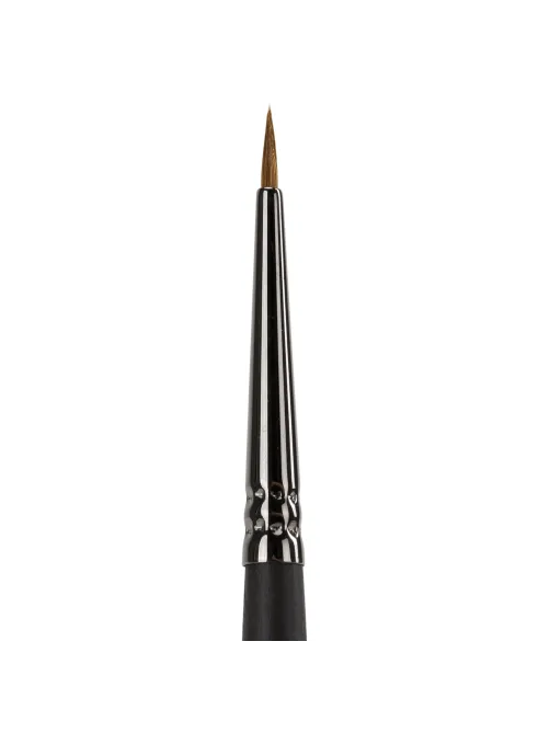 Кисть художественная проф. BRAUBERG ART CLASSIC, колонок, круглая, № 00, короткая ручка, 200928