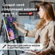 Кисть художественная профессиональная BRAUBERG ART CLASSIC, щетина, плоская, № 10, длинная ручка