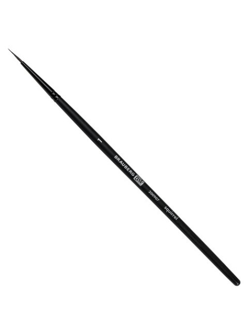 Кисть художественная проф. BRAUBERG ART CLASSIC, белка, круглая, № 1, 200907
