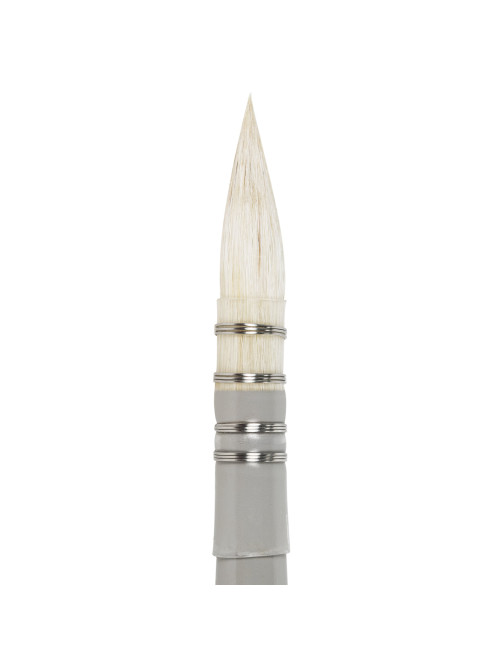 Кисть художественная профессиональная, коза, круглая, №8, BRAUBERG ART CLASSIC, 200956