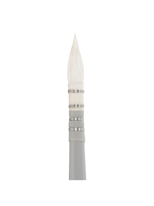 Кисть художественная профессиональная, коза, круглая, №6, BRAUBERG ART CLASSIC, 200955
