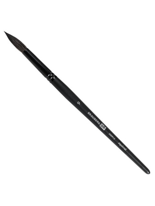 Кисть художественная проф. BRAUBERG ART CLASSIC, белка, круглая, № 9, 200915