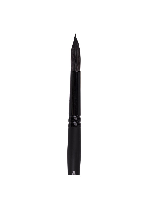 Кисть художественная проф. BRAUBERG ART CLASSIC, белка, круглая, № 8, 200914