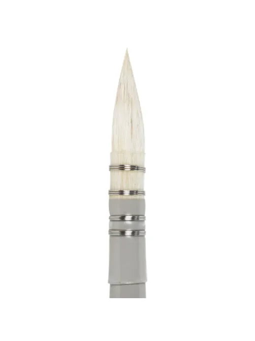 Кисть художественная профессиональная, коза, круглая, №8, BRAUBERG ART CLASSIC, 200956