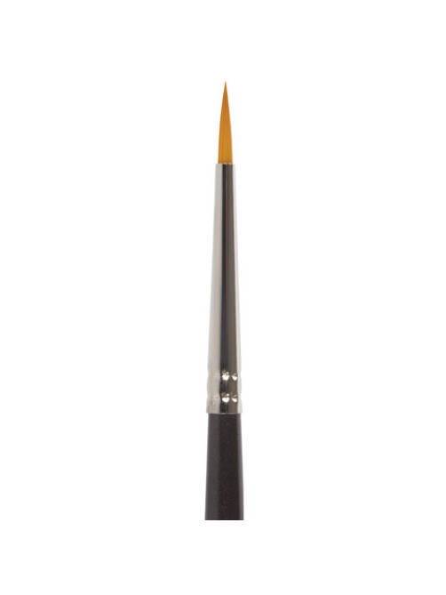 Кисть художественная проф. BRAUBERG ART CLASSIC, синтетика жесткая, круглая, № 1, длинная ручка