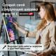 Кисть художественная проф. BRAUBERG ART CLASSIC, синтетика жесткая, плоская, № 12, длинная ручка