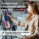 Кисть художественная проф. BRAUBERG ART CLASSIC, синтетика жесткая, плоская, № 22, длинная ручка