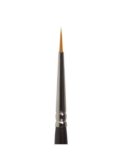 Кисть художественная проф. BRAUBERG ART CLASSIC, синтетика жесткая, круглая, № 00, короткая ручка