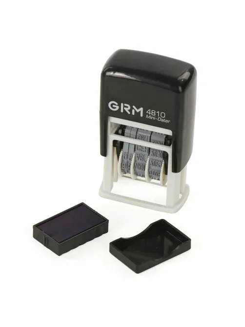 Датер-мини месяц буквами, оттиск 20х3,8 мм синий, GRM 4810, 124131000