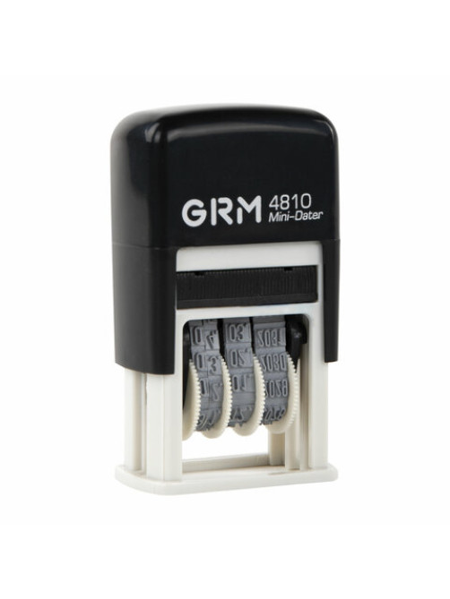 Датер-мини месяц цифрами, оттиск 20х3,8 мм синий, GRM 4810 BANK, 124131001