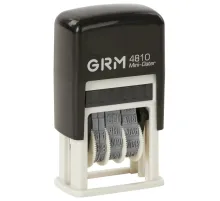 Датер-мини месяц буквами, оттиск 20х3,8 мм синий, GRM 4810, 124131000