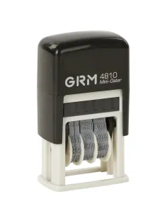 Датер-мини месяц буквами, оттиск 20х3,8 мм синий, GRM 4810, 124131000
