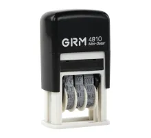 Датер-мини месяц цифрами, оттиск 20х3,8 мм синий, GRM 4810 BANK, 124131001