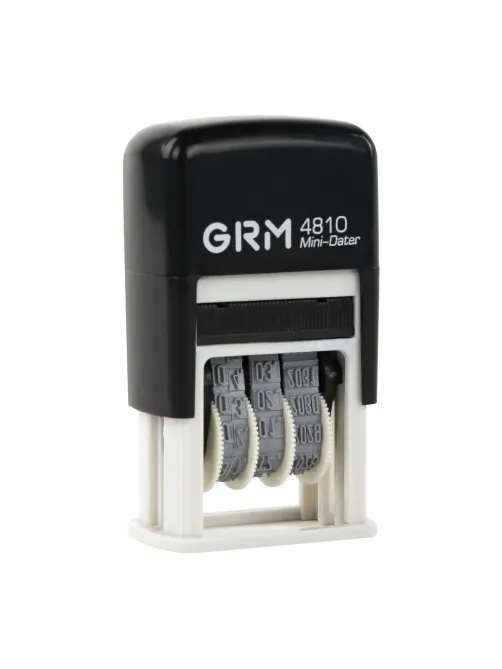 Датер-мини месяц цифрами, оттиск 20х3,8 мм синий, GRM 4810 BANK, 124131001