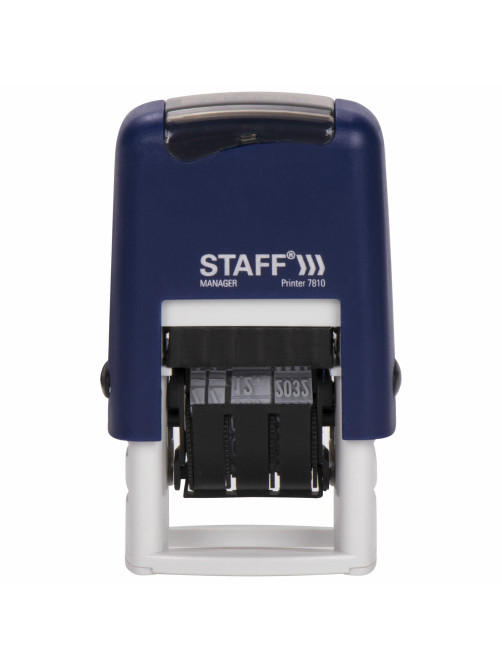 Датер-мини STAFF, месяц цифрами, оттиск 22х4 мм, 